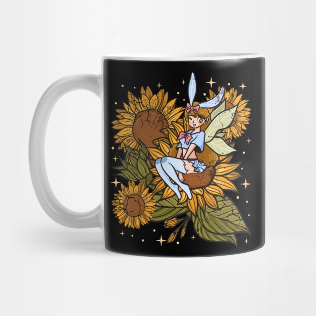 Sunflower Fairy Sunflowers Mystical Cute Pixies by E